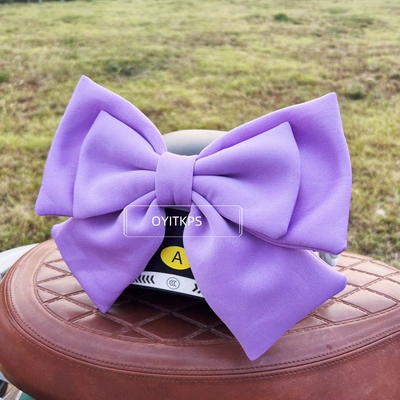 Motosiklet dəbilqələri: Helmet, Motorcycle, Multi-Color Purple - lavender-purple-27cm-bow