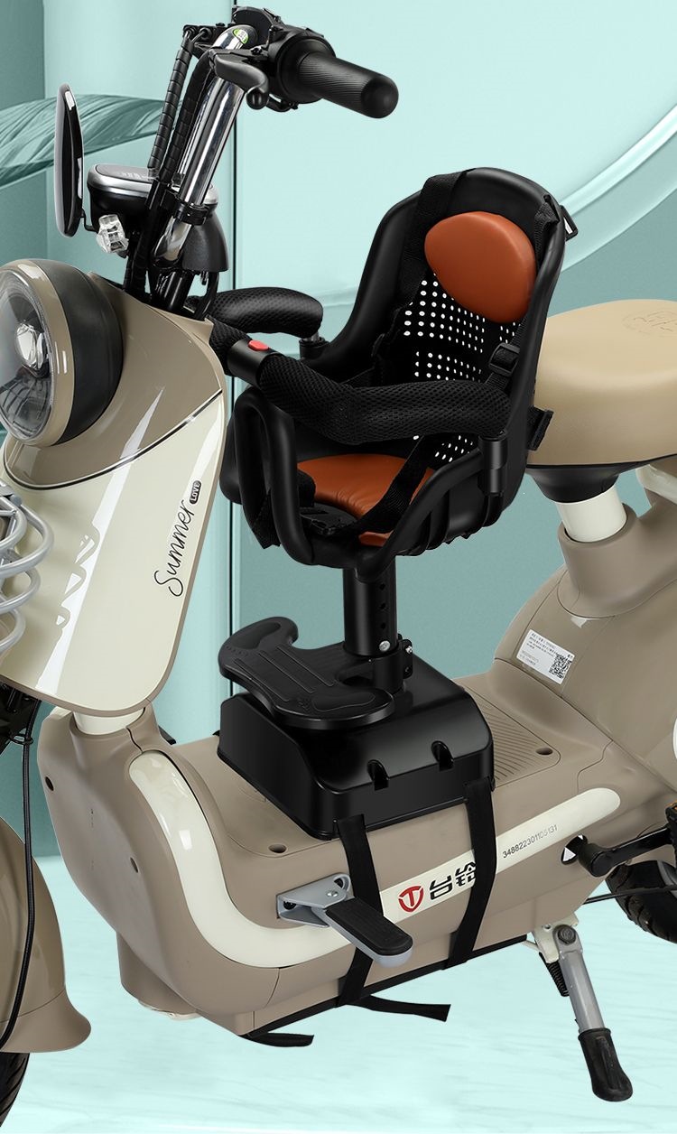 New Shock-Absorbing Fully Enclosed Seat Baby Safety Seat Electric Vehicle Child Seat Adjustable Height Child Seat Y90