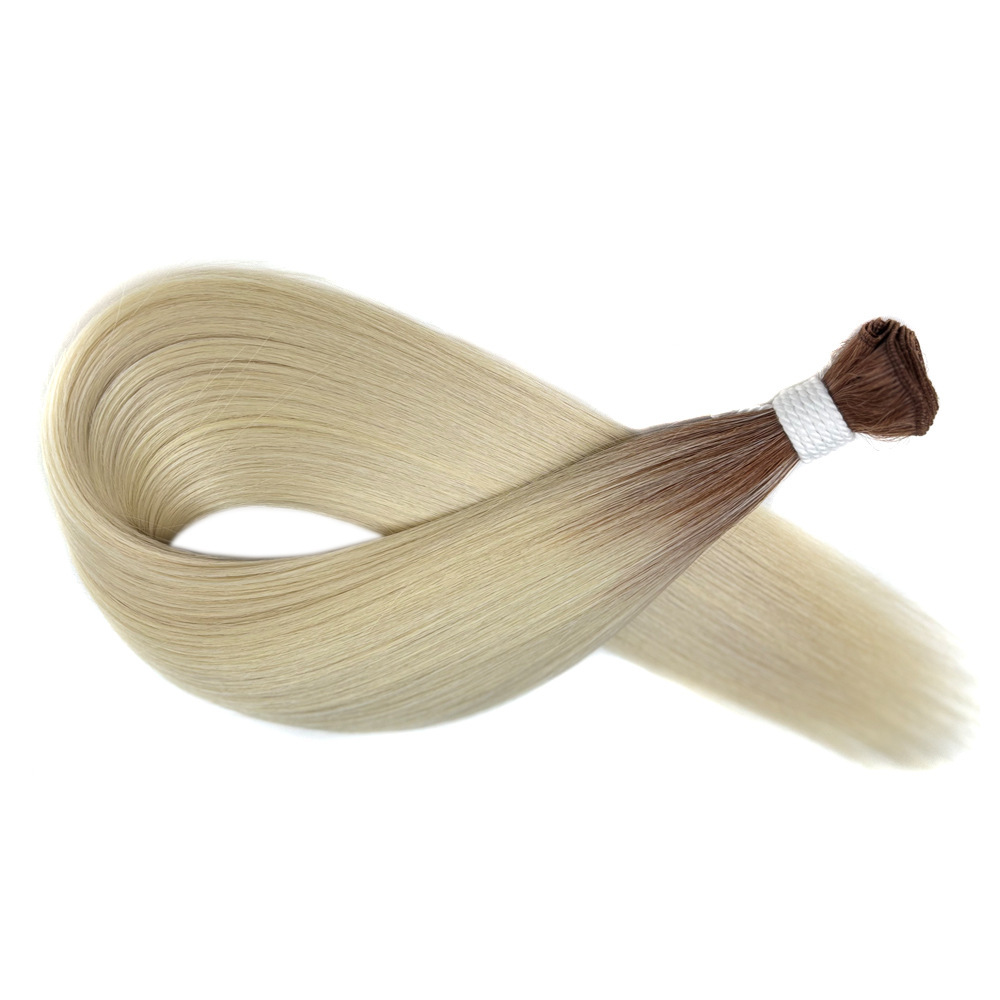 Europa, América y África transfronterizos Synthetic Straight Hair Bundle peluca recta extensión de cabello cortina