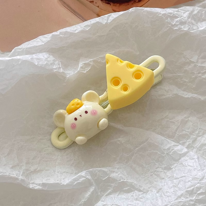 Blue Cloud estrella horquilla hembra lindo dopamina flequillos clip lateral horquilla frente duckbill BB clip tocado