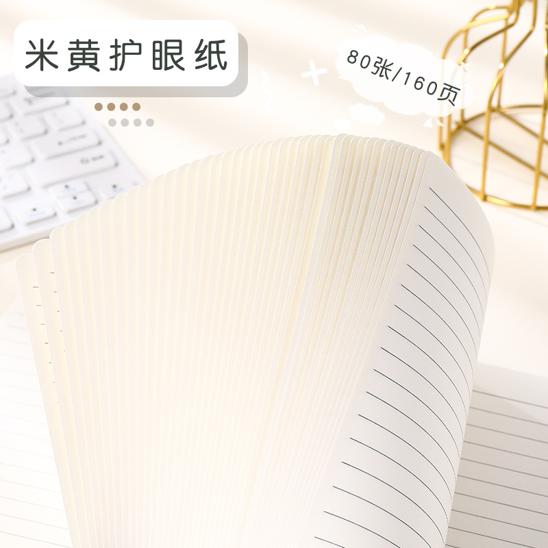 A5-80张PP封面80g内页线圈本外贸专供螺旋线圈笔可拆卸翻平商务