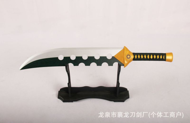 武器武士刀竹刃刀剣模型ゲーム周辺アニメcos道具玩具刀未開刃七宗罪|undefined