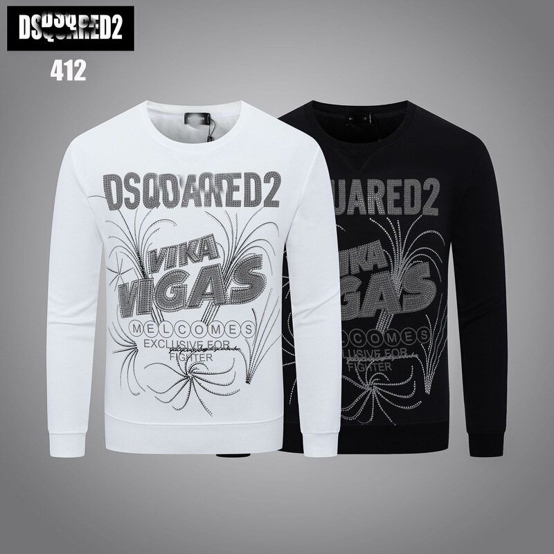 Cross-Border Dsq Lian D2 Aliexpress Amazon Cross-Border Network Men's Sweatshirt Dsquared2 Cotton Cross-Border Dsq Lian D2 Aliexpress Amazon Cross-Border Network Men's Sweatshirt Dsquared2 Cotton