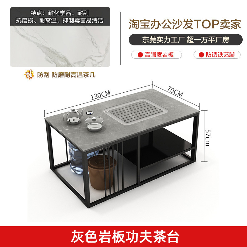 办公沙发简约现代茶几组合接待会客休息三人位小型办公室沙发真皮|undefined