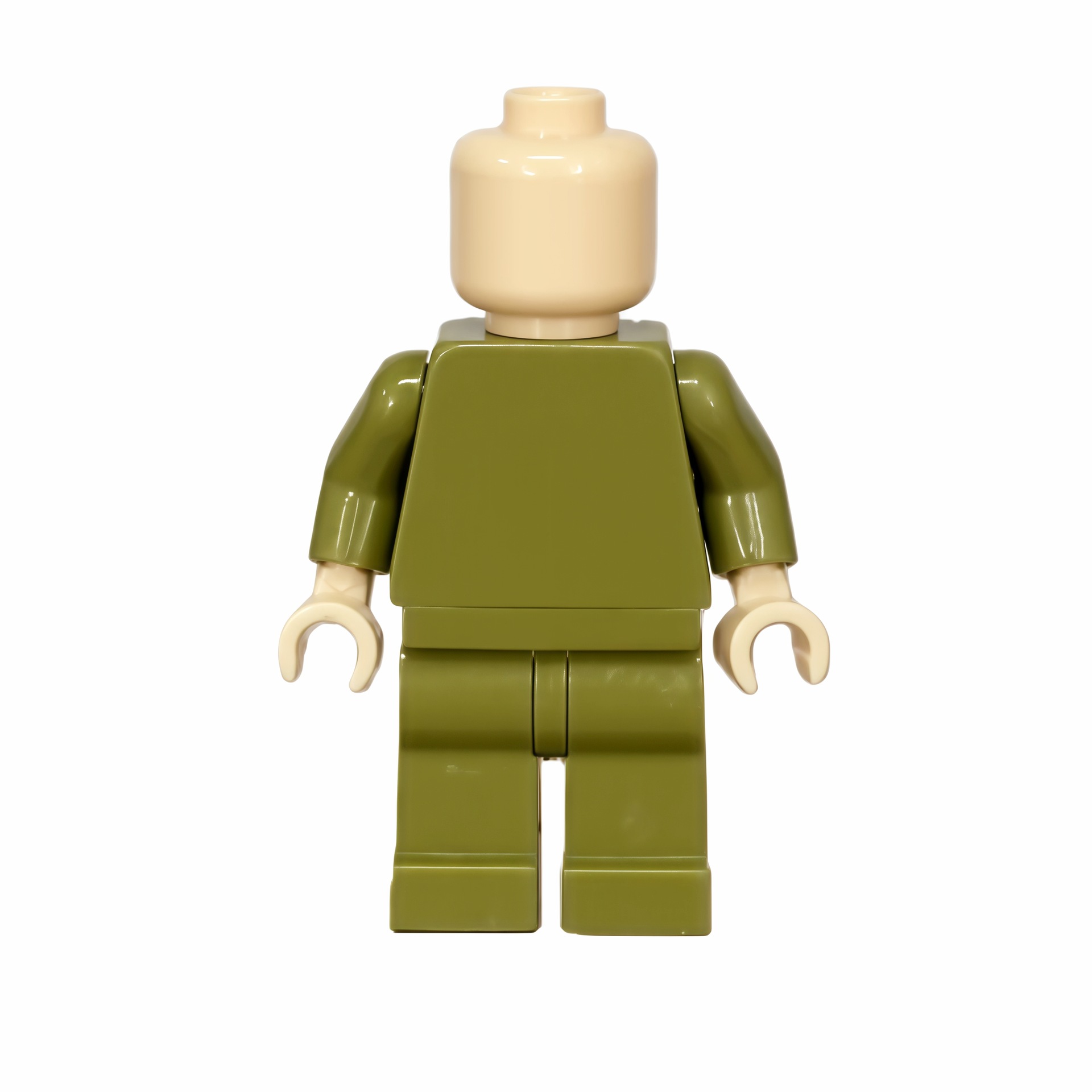 Olive green human figure