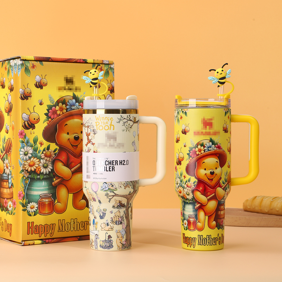 Winnie the Pooh termosumu 40oz paslanmayan polad
