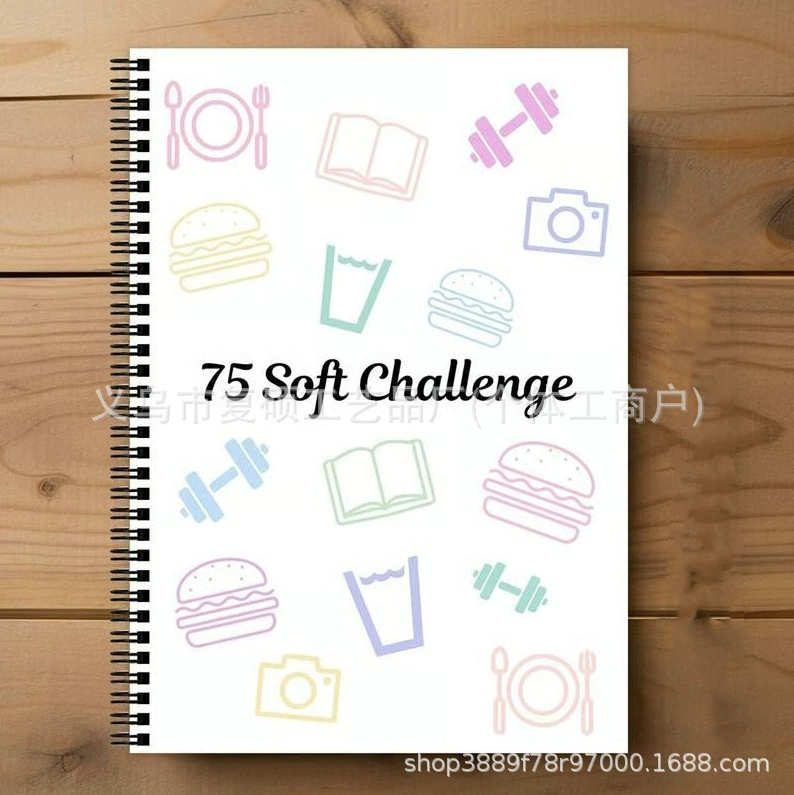 Новый трансграничный 75 Target Soft Challenge Planner Notebook бросает вызов блокнот