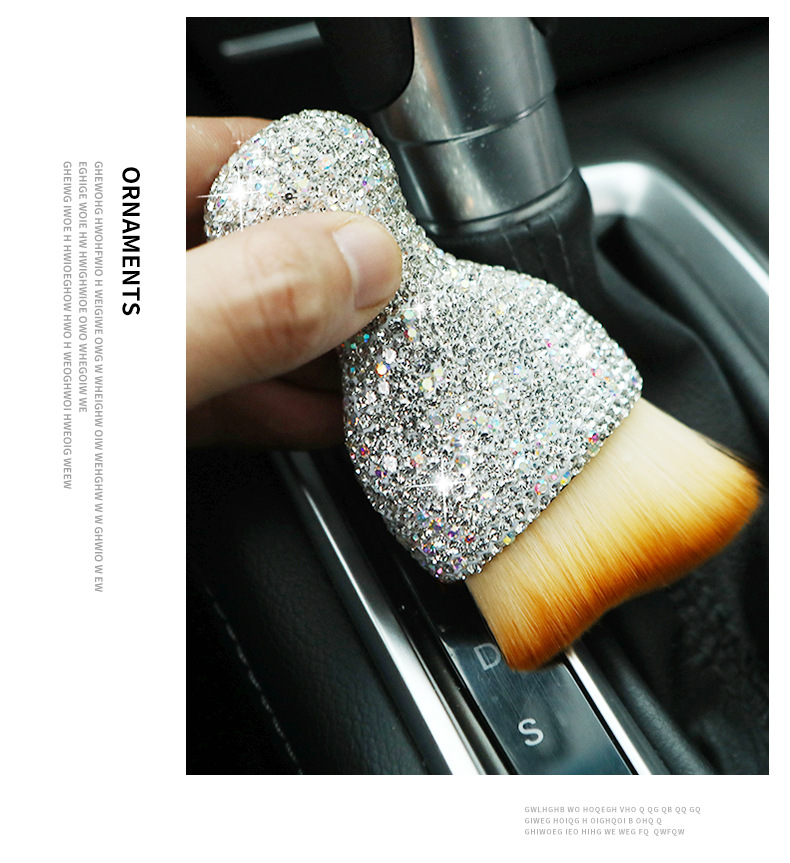 Car interior dust sweeping soft brush car wash tool artifact car dust removal brush air outlet cleaning brush wholesale