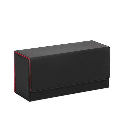 High-Capacity PU Leather Multi-Function Strong Magnetic Attraction PT Card Brick Box Planet Card Magic Card Box Graded Card Brick Box