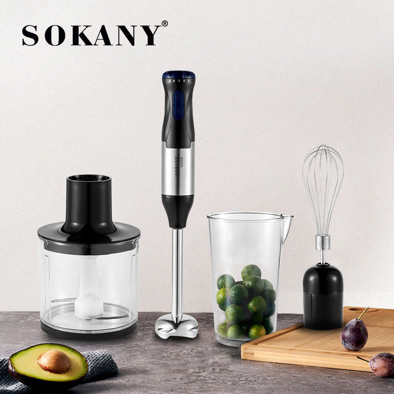 SOKANY1711-4手持式家用厨房电动打蛋器 水果辅食粉碎料理机