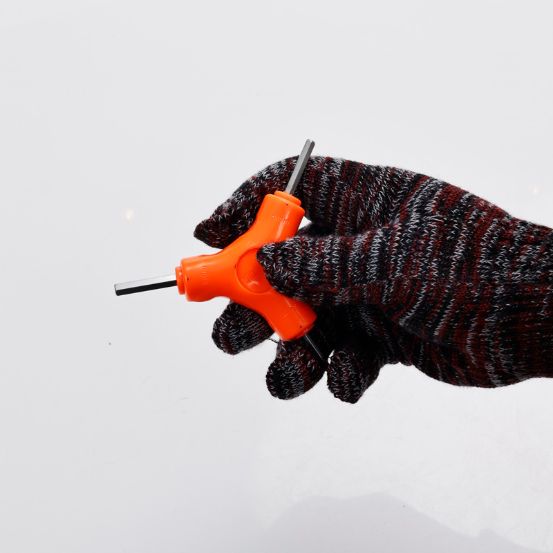 40CR内六角扳手  三叉型 彩色三爪扳手  手握式内六角扳手 五金工