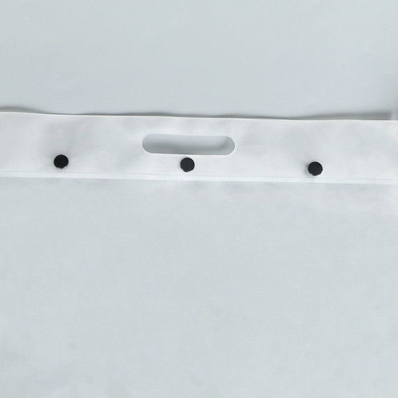 磨砂EVA服装塑料手提袋 eva透明内衬平口被套床单家纺软胶