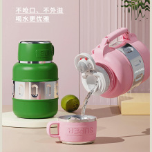 牧风系列保温壶316大容量食品级保温壶 家用户外便携不锈钢保温壶