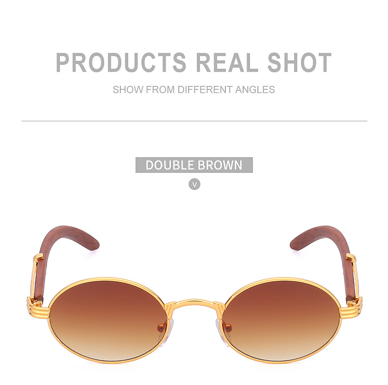 New Retro Fashion Simple Style Sunglasses display picture 15