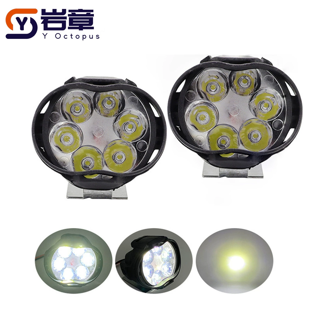 Трансграничный взрыв шесть бусин электромобиль мотоцикл универсальный внешний светодиодный фар