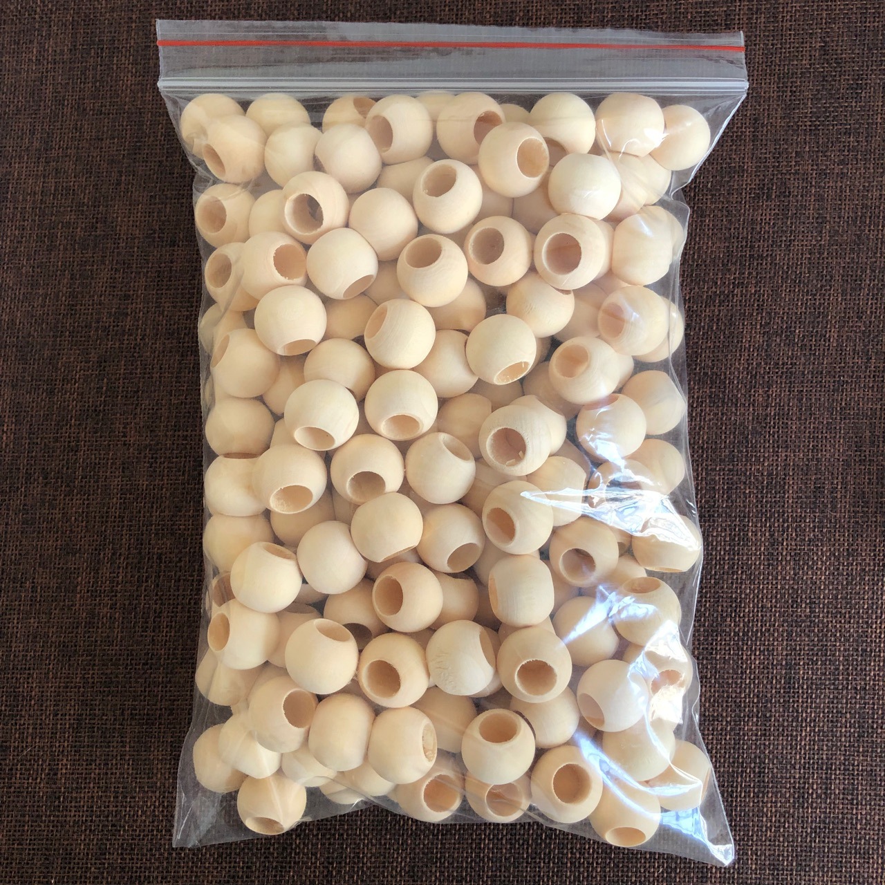 12mm 16mm 18mm 20mm 25mm 30mm 大孔木珠荷木木珠工艺品饰品配件