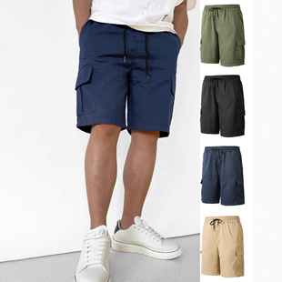 European code cross-border foreign trade European and American men's summer sports leisure large size overalls shorts men's shorts men's
