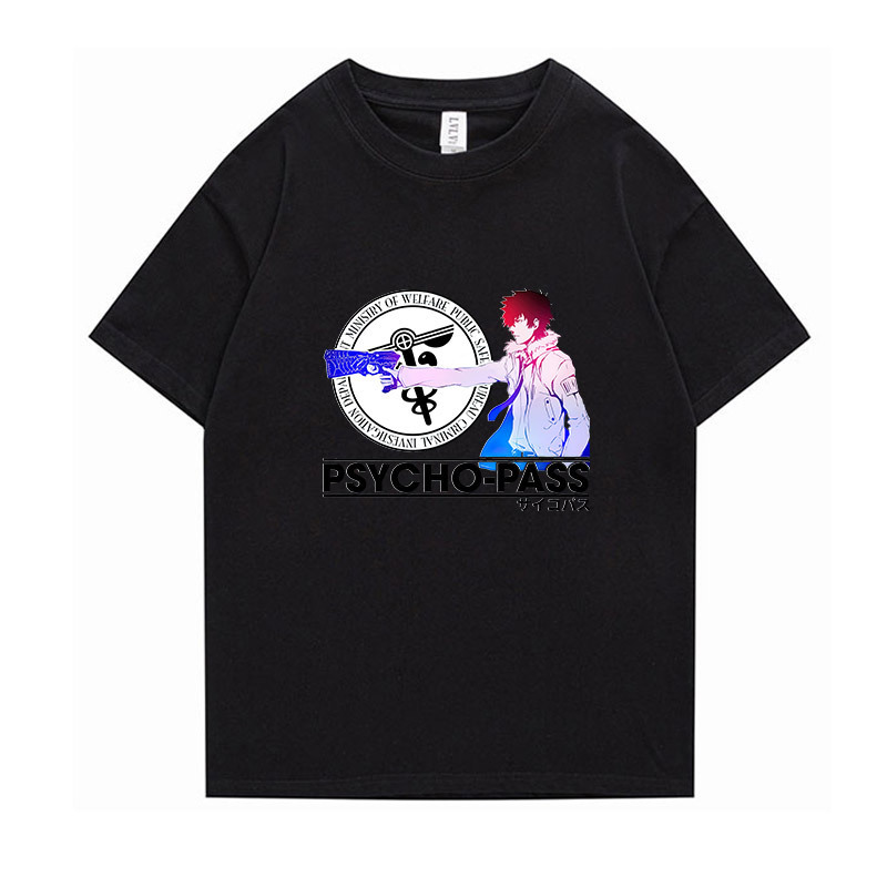 Psychometer PSYCHO-PASS day man ainime Amazon cross-border short-sleeved T-shirt men and women