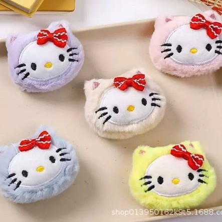 卸売漫画ぬいぐるみサンリオキティ猫ヘッドギア弓ブローチ賞人形バッグペンダント diy アクセサリー|undefined