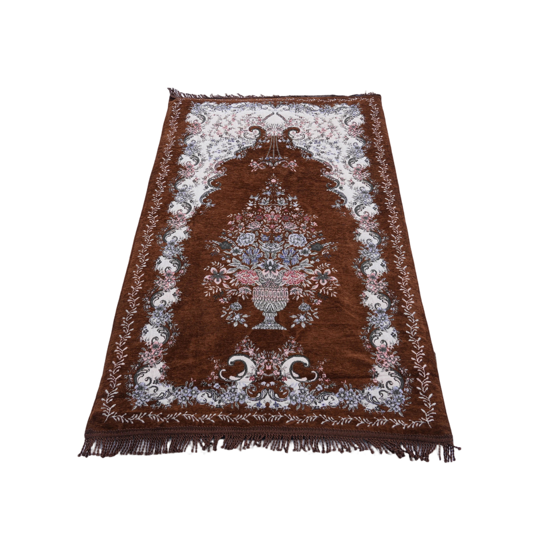 Brown woven worship blanket