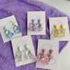 Summer cute universal brand acrylic earrings, with little bears, 2024 years, simple and elegant design