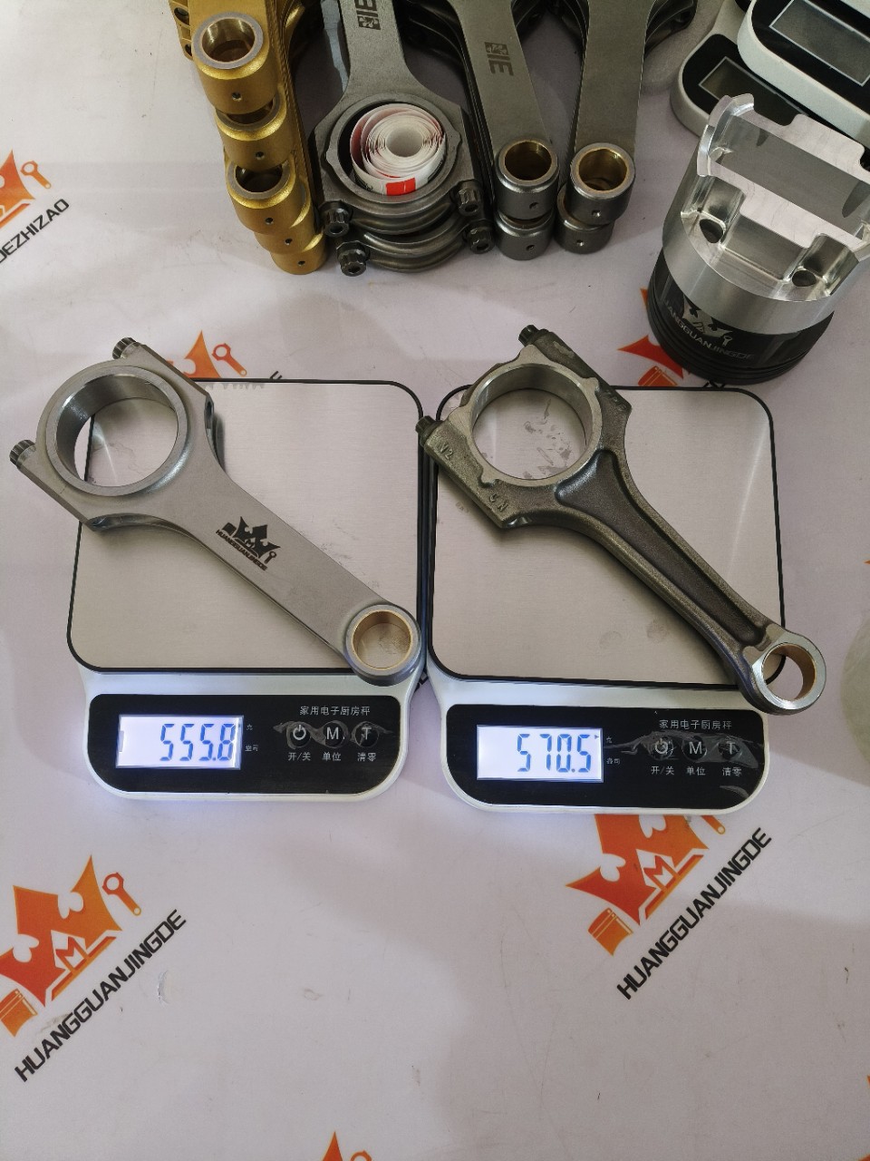 Ea888 Forged Connecting Rod Piston Kit, High Quality, Supports Thousands of Horsepower, Dedicated to Turbo Drift Engines