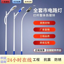 LED路灯杆6、8、9、10、12米常规路灯高杆灯IP65防水光源支持打样