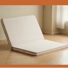 儿童床垫可折叠黄麻乳胶环保护脊床垫棉麻可拆洗两用薄床垫