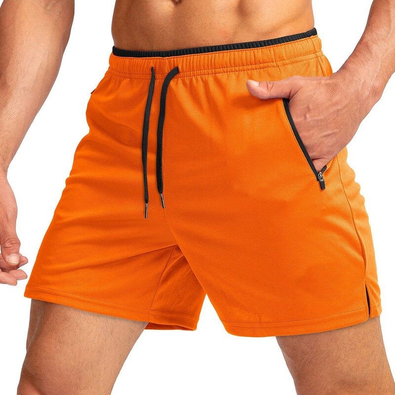Cross-Border Trade Men's Running Shorts with Zipper Pockets, Quick-Drying Gym Workout Beach Shorts, Casual Jogging Shorts Cross-Border Trade Men's Running Shorts with Zipper Pockets, Quick-Drying Gym Workout Beach Shorts, Casual Jogging Shorts