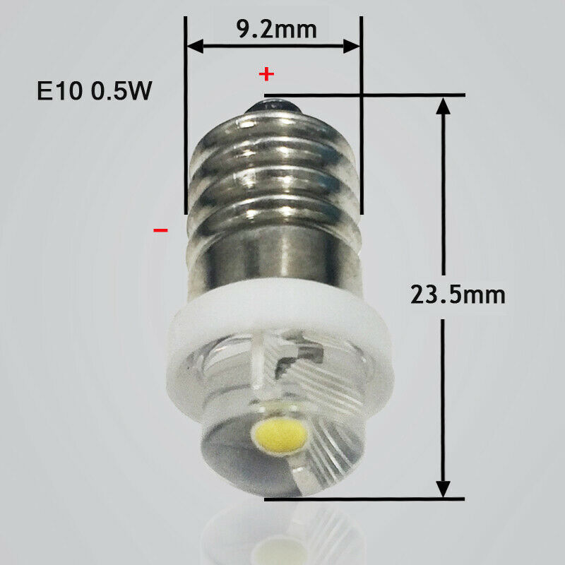 热销LED手电筒灯泡3V-6V多电压适用仪器仪表信号指示灯低耗耐用|undefined