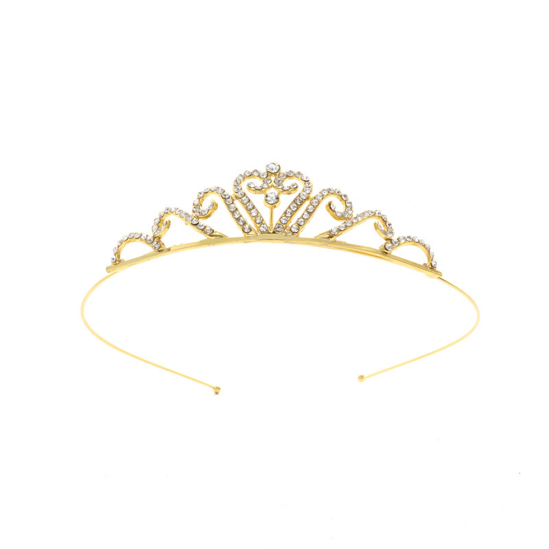 Diadema con Corona de Princesa Infantil de Metal Galvanizado para Cumpleaños y Fiestas image 63