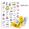 Suspenders, nail stickers, fake nails, sticker for nails with letters, 2021 collection, suitable for import, new collection