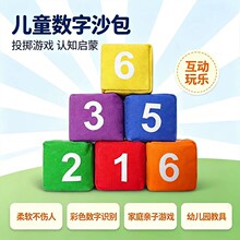 儿童数字丢沙包幼儿园小学生成人投掷专用沙包扔小沙袋体育课口袋