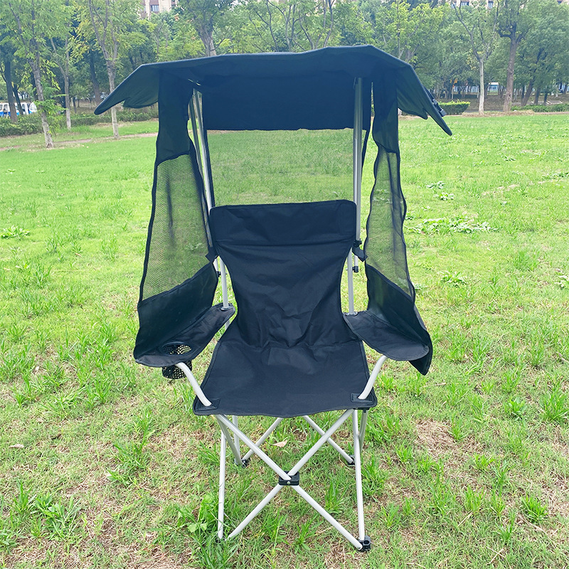 Silla plegable transfronteriza sombrilla silla portátil sombrilla silla de acampamiento silla de acampamiento de playa silla de acampamiento