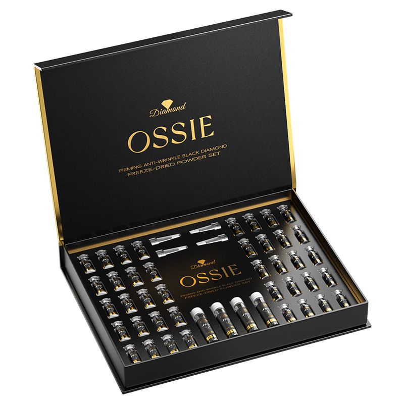 OSSIE ライトライン ゴールデン ダイヤモンド フリーズドライ パウダー セット エステサロン ノンネット スキンケア製品セット フェイシャル エッセンス シリーズ|undefined