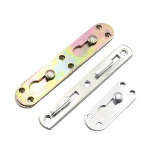 Thickened Large Round Iron Bed Hanging Code Bed Hinge Furniture Hanging Buckle Hook Connecting Bed Fittings Bed Hinge Bed Hanging Code