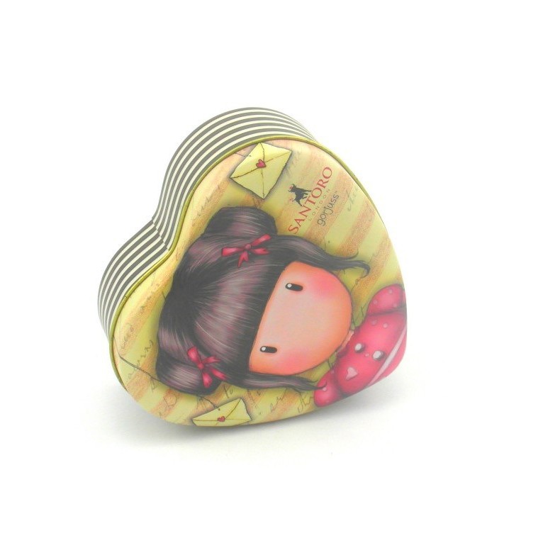 心形礼品铁盒 巧克力糖果铁盒包装 铁盒生产厂家   心形铁盒