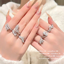 ��ѩ�����ʹڌ�ʯ��ָ �Ǻ��� �18K��ˮ�������ʯ��ָ �B��