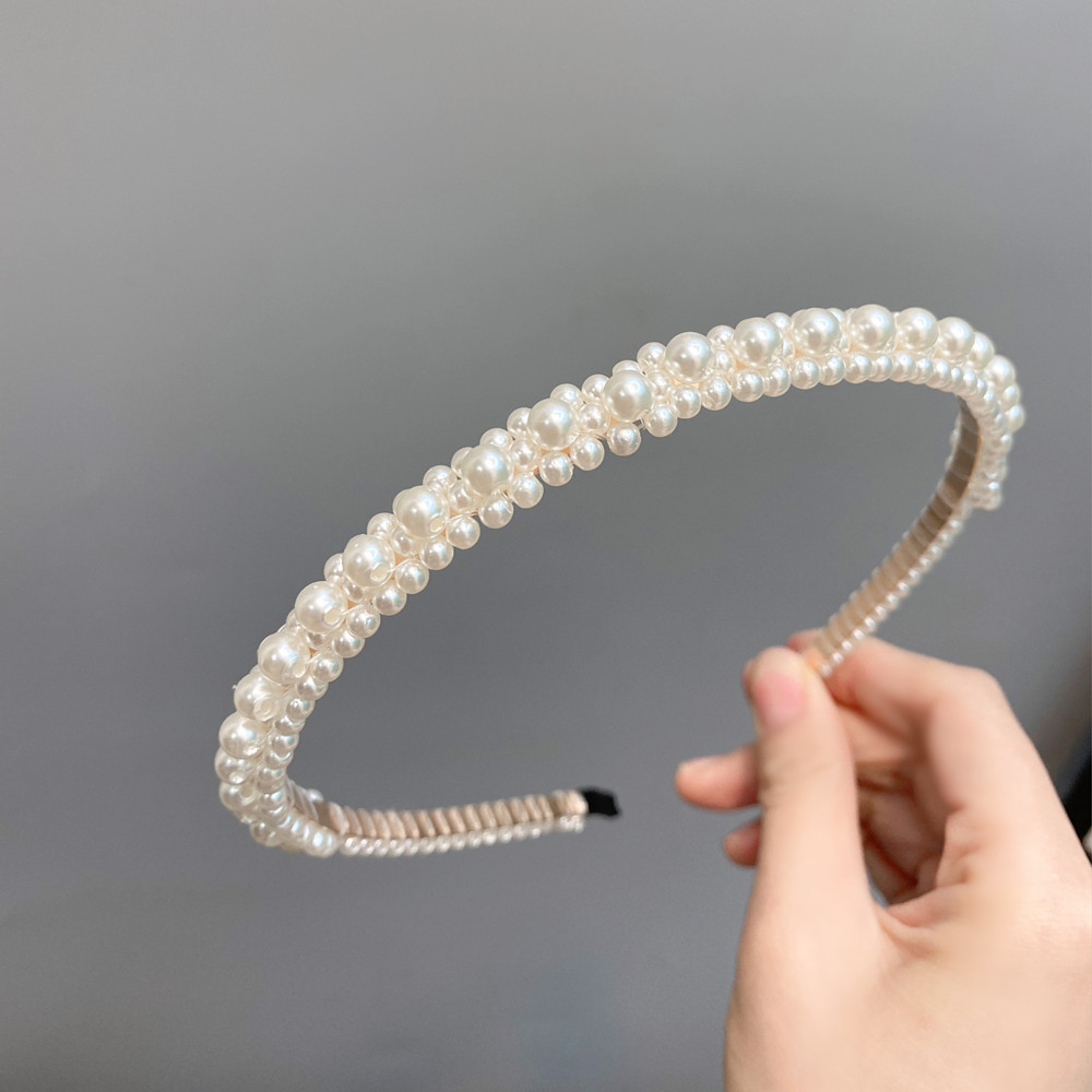 Simple Pearl Headband Wholesale display picture 3