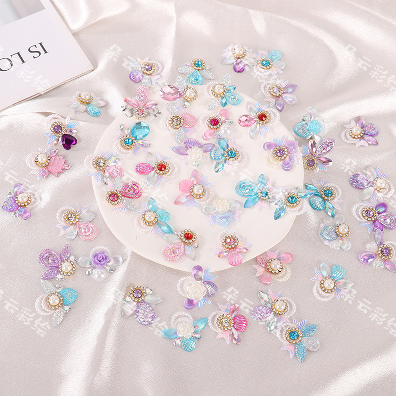 Eyebrow Stickers with Floral Designs, Self-Adhesive Children's Tattoo Stickers, Daily Styling Decoration Stickers for Girls, Geometric Fresh Style