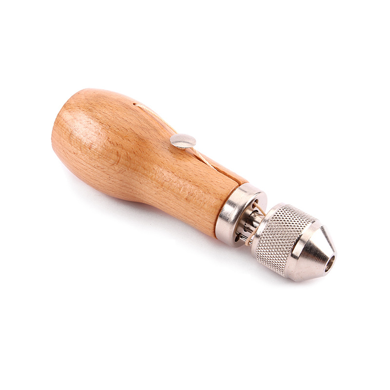 (2개) 손으로 재봉틀 DIY 가죽 공예 야채 선탠 가죽 도구 재봉 송곳 가죽 가죽 조각 다이아몬드 조각 손 재봉틀 기계 스레드 기계