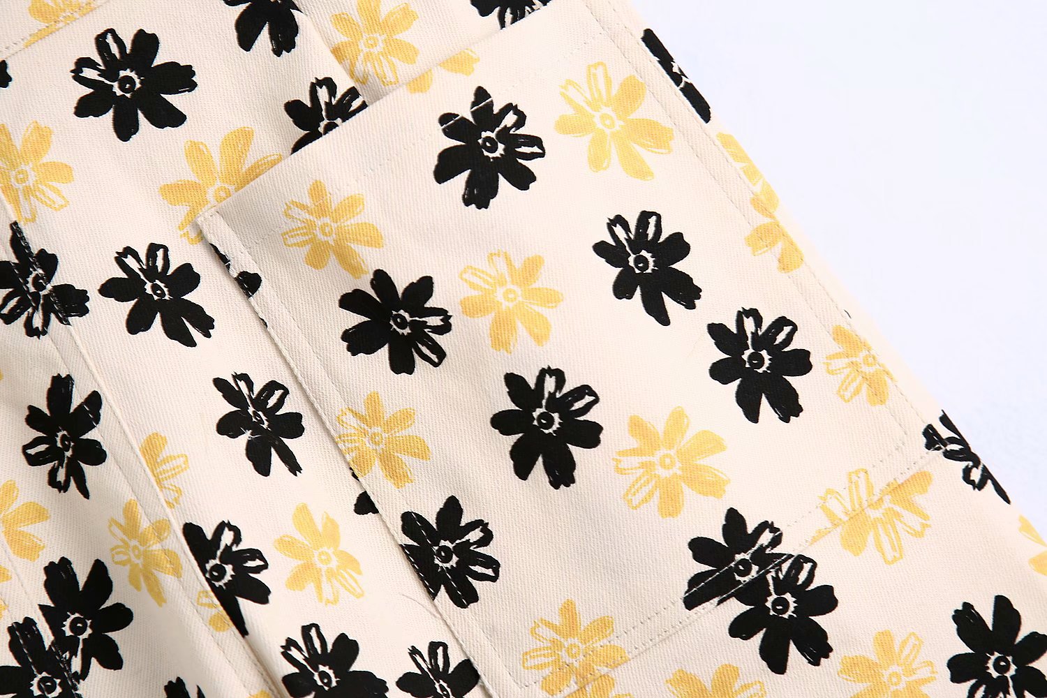 wholesale spring flower print casual pants NSAM55745