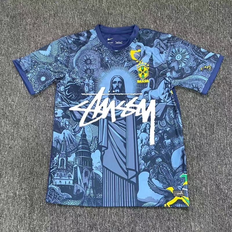 Stussy ブラジル 日本ジャージ フラメンゴ イタリア イングランド ポルトガル ドイツ サッカーユニフォーム タイ版|undefined