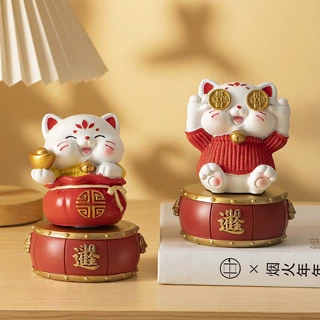 新品暴富招财猫转转乐家居装饰摆件开业乔迁送礼佳品喜庆吉祥礼物