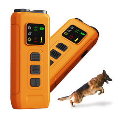 可充电便携式防吠驱狗器 智能变频带LED狗狗止叫器 超声波止吠器