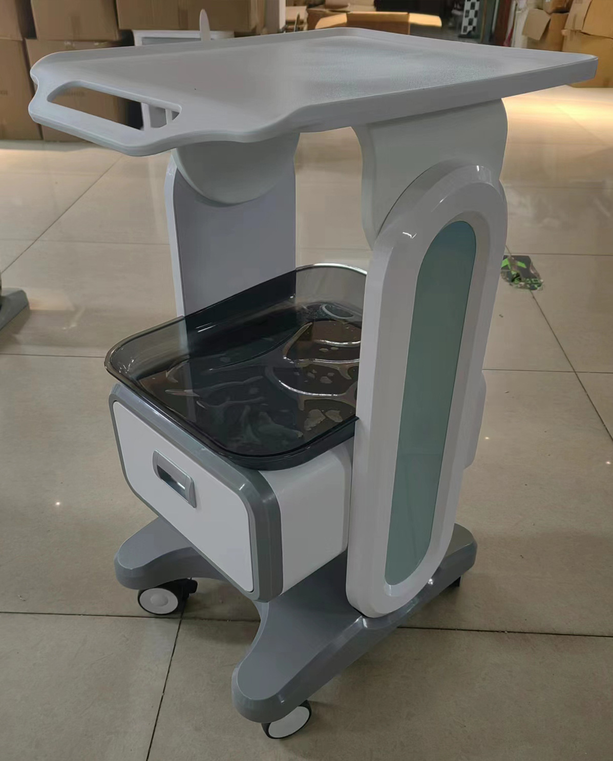 Carro de Trabajo Móvil con Cajones - Para Clínica Dental, Estética o Salón de Belleza