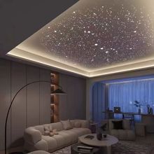星空顶吊顶石膏板影音室客厅儿童卧室阳台满天星家庭影院光纤灯