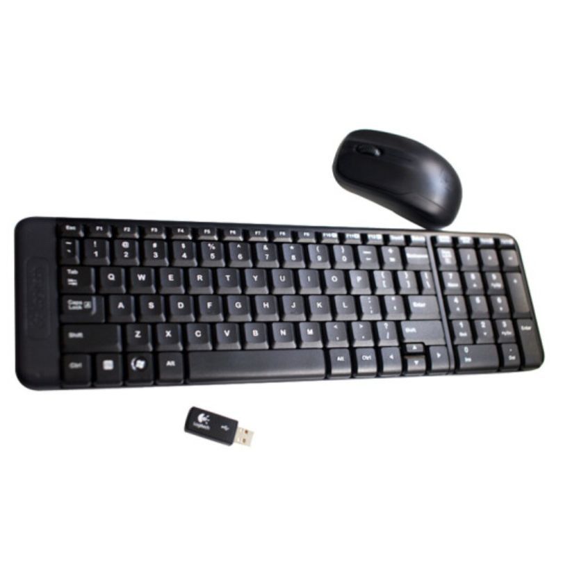 Logitech MK220 teclado inalámbrico ratón traje ordenador portátil Home Office kit negro al por mayor