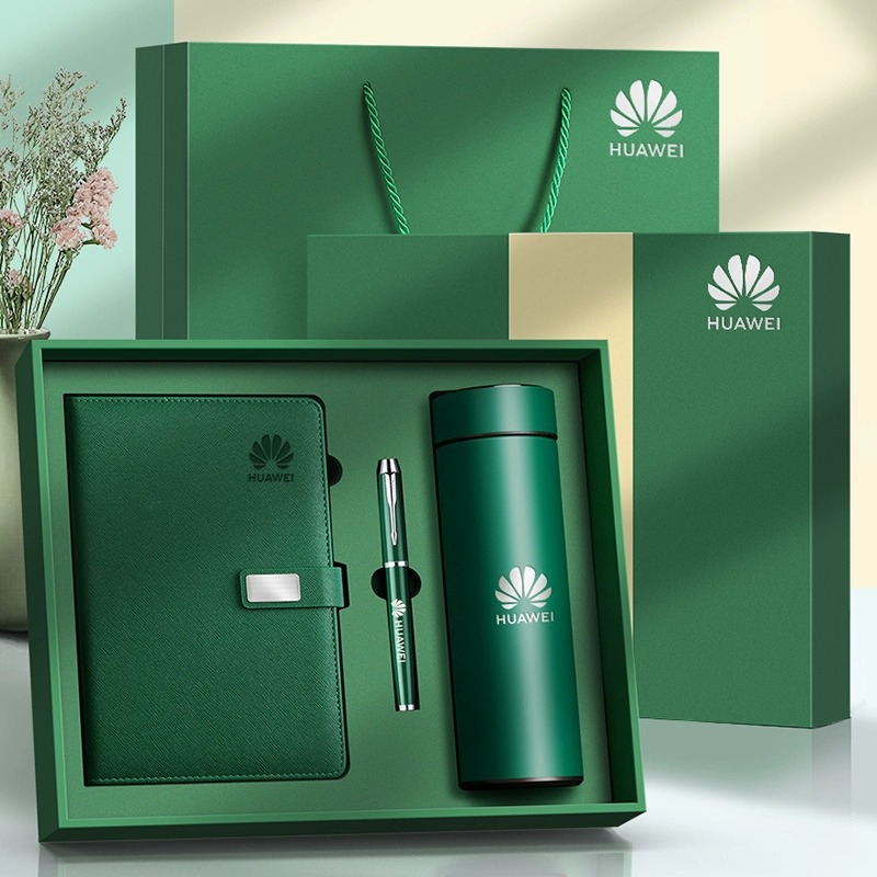 Vacuum Cup Notebook caja de regalo traje logotipo imprimible personalizado regalo de oficina de negocios de alta apariencia regalo de alta gama