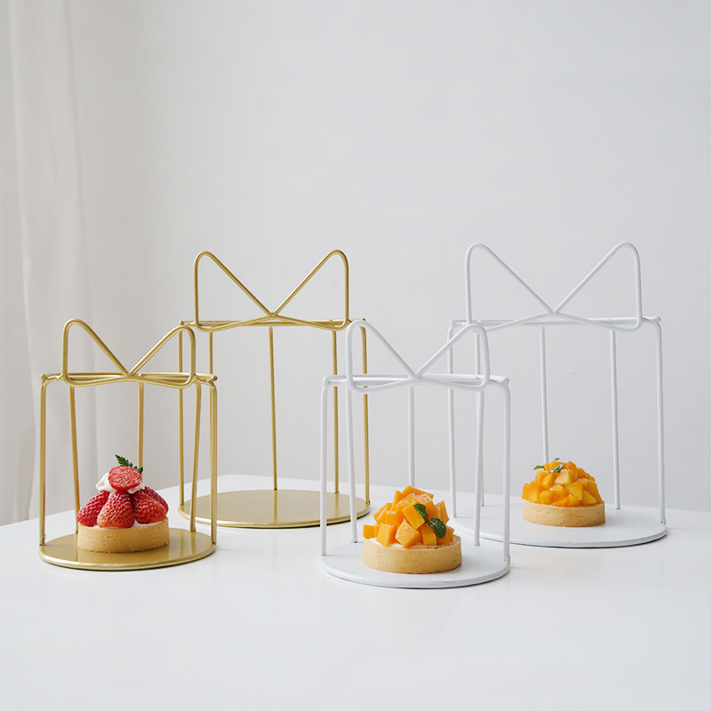 El té de la tarde mesa de postre plato de comedor estante de exhibición de almacenamiento estante de la boda merienda placa accesorios cosméticos adornos